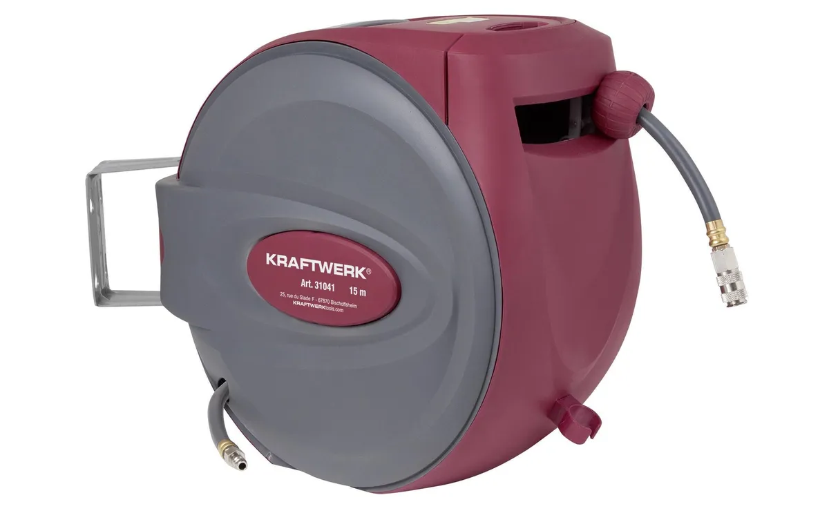 Kraftwerk Druckluft-Schlauchaufroller 15m Kraftwerk Druckluft-Schlauchaufroller 15m