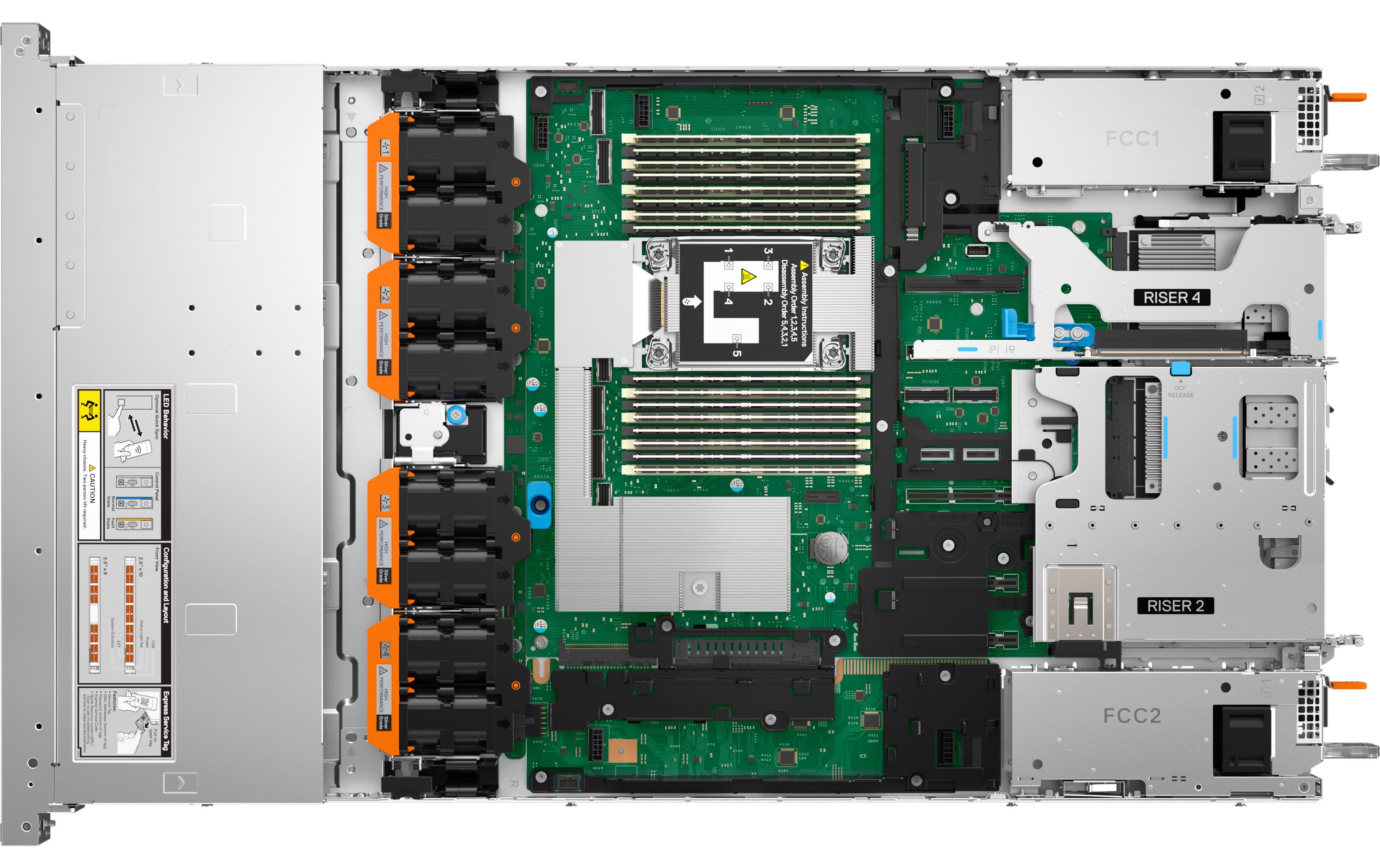 Dell Server PowerEdge R470 Smart Value 4D9JK Intel Xeon 6507P