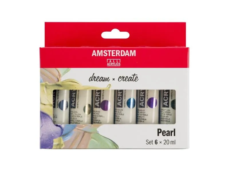 Amsterdam Acrylfarbe Pearl 6 Tuben à 20 ml Amsterdam Acrylfarbe Pearl 6 Tuben à 20 ml