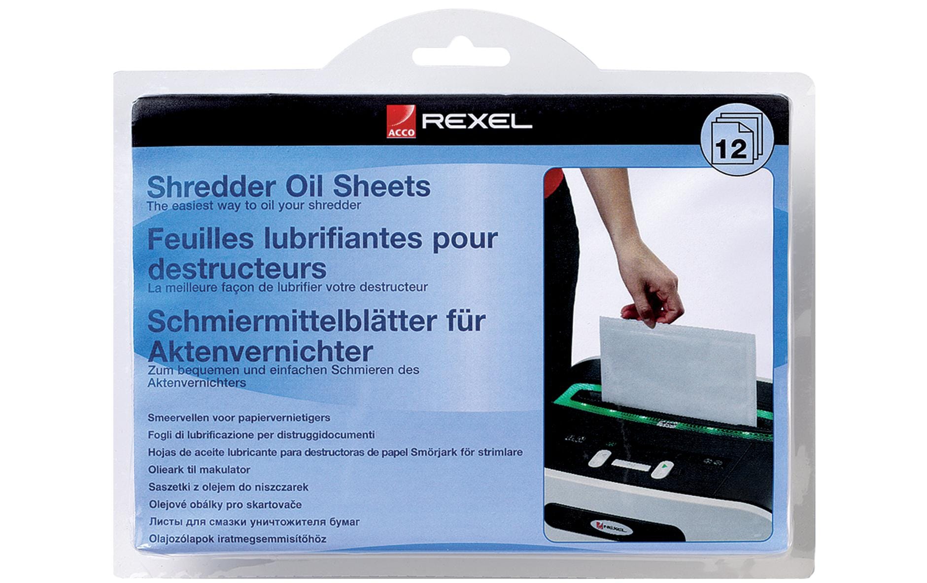 Rexel Ölpapier für Aktenvernichter A5, 20 Stück