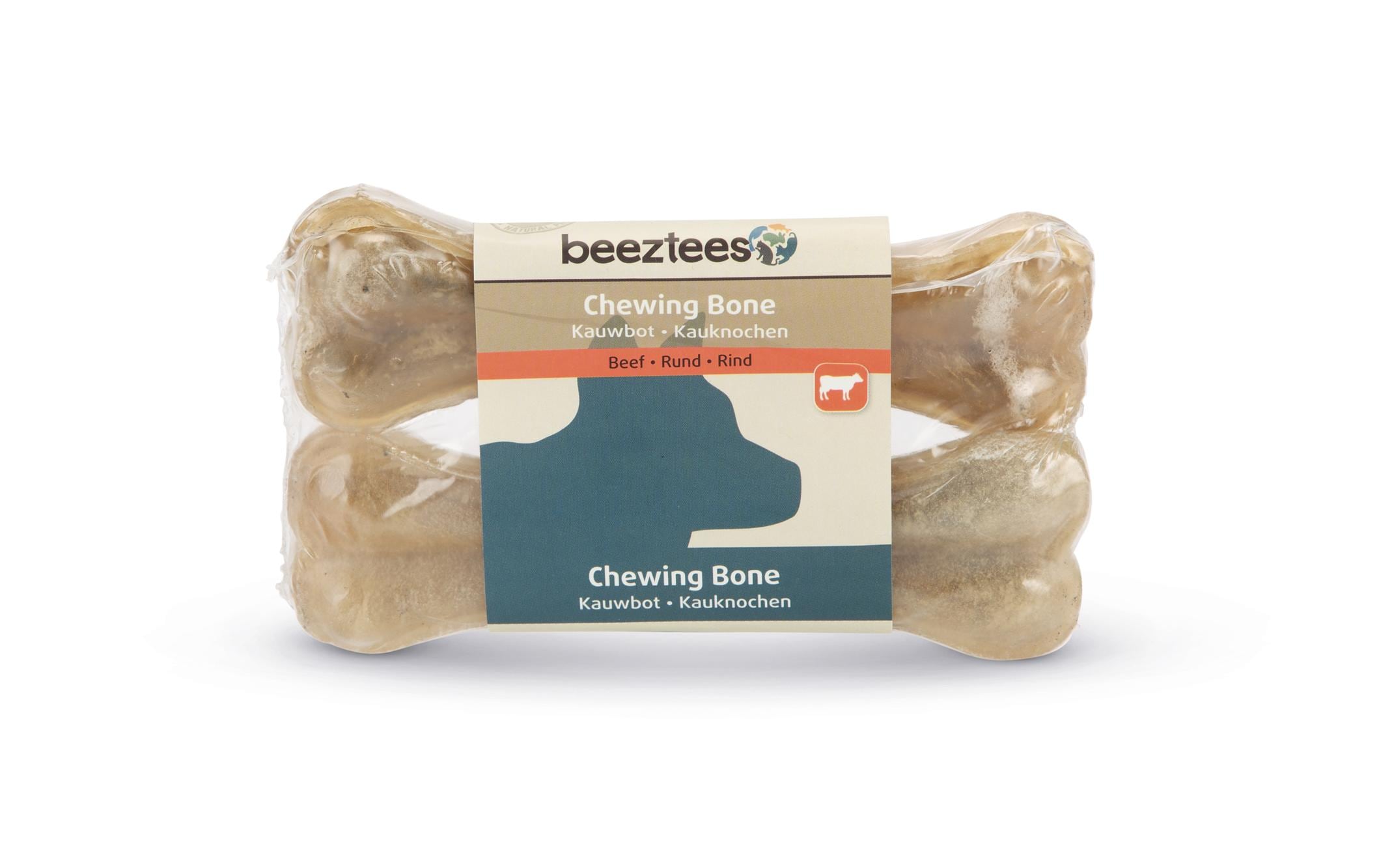 Beeztees Kauknochen Rinderhaut, 14 cm, 2 Stk. Beeztees Kauknochen Rinderhaut, 14 cm, 2 Stk.