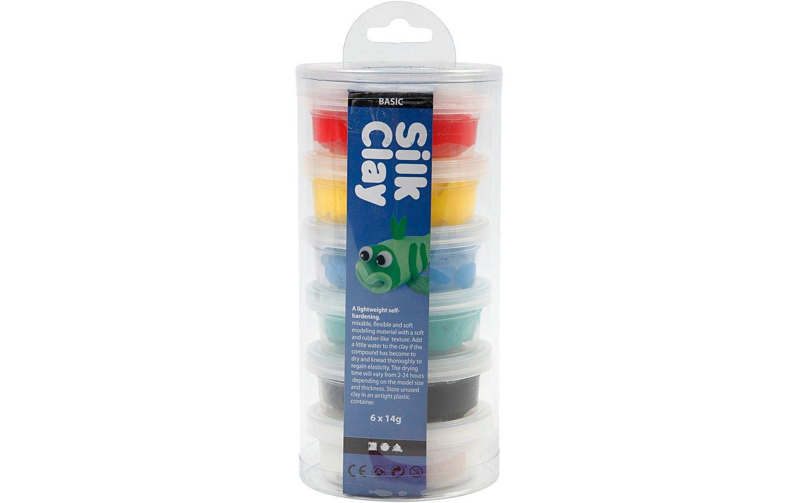 Creativ Company Modellier-Set Silk Clay 6 x 14 g Standard