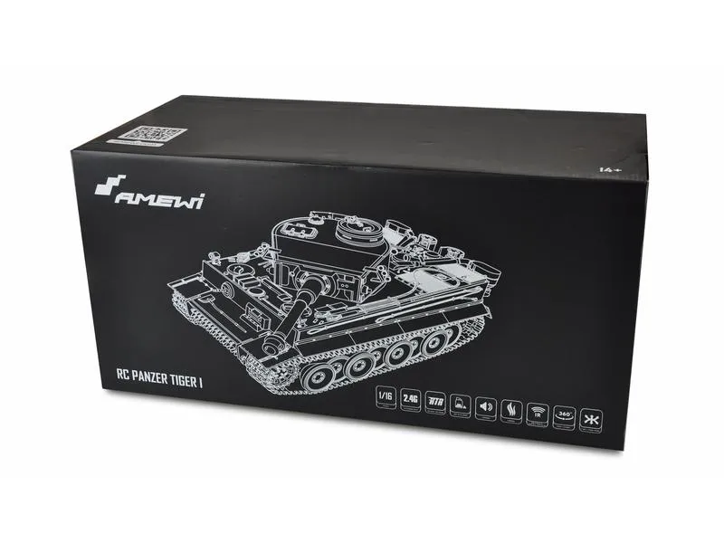 Amewi Panzer Tiger I, Standard Line IR/BB, 1:16, RTR Amewi Panzer Tiger I, Standard Line IR/BB, 1:16, RTR