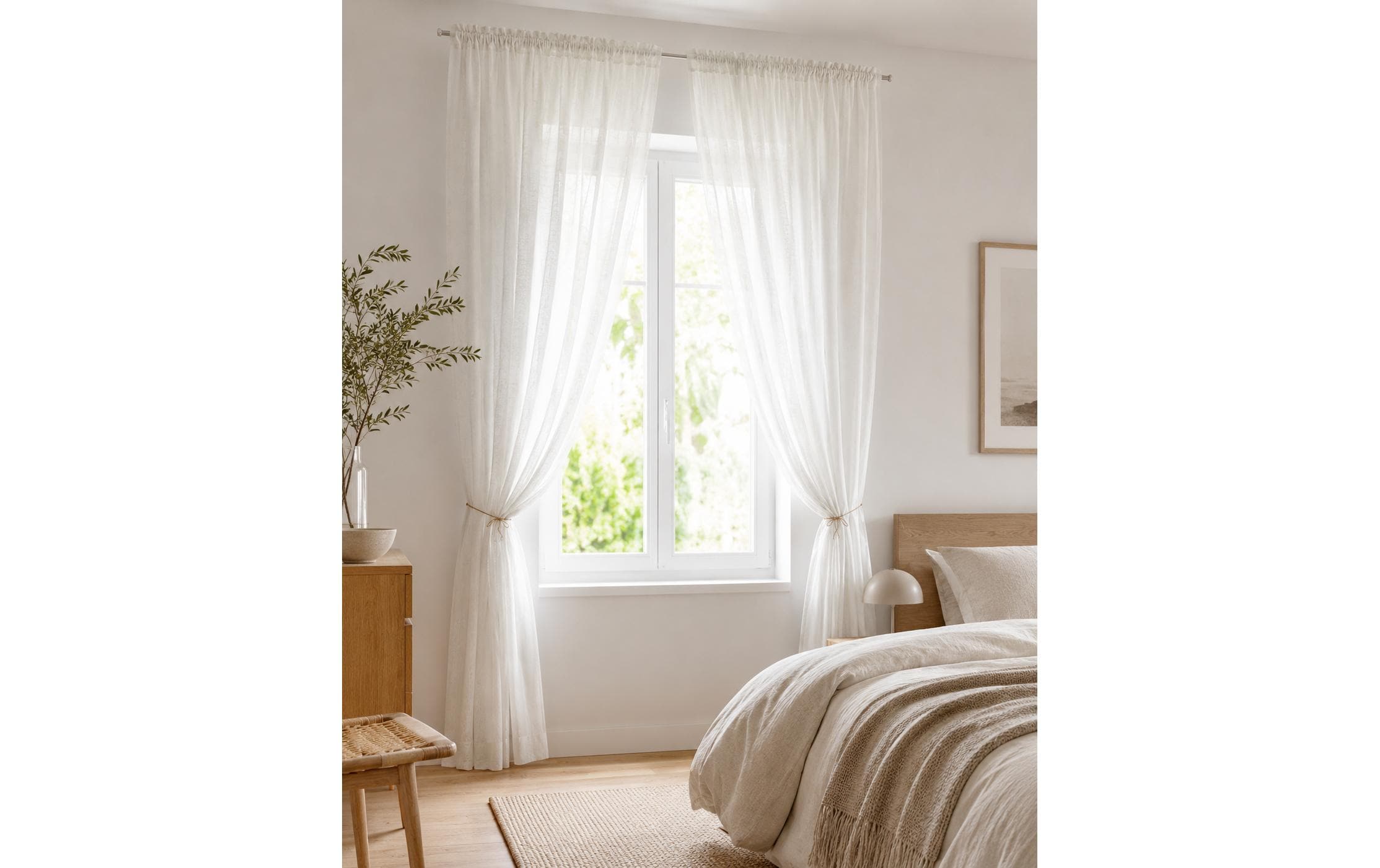 Urbanara URBANARA Vorhang 2er-Set Mafalda Nova 140 cm x 245 cm