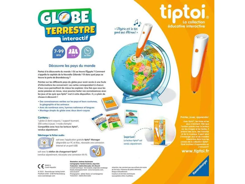tiptoi Globe terrestre interactif -FR- tiptoi Globe terrestre interactif -FR-