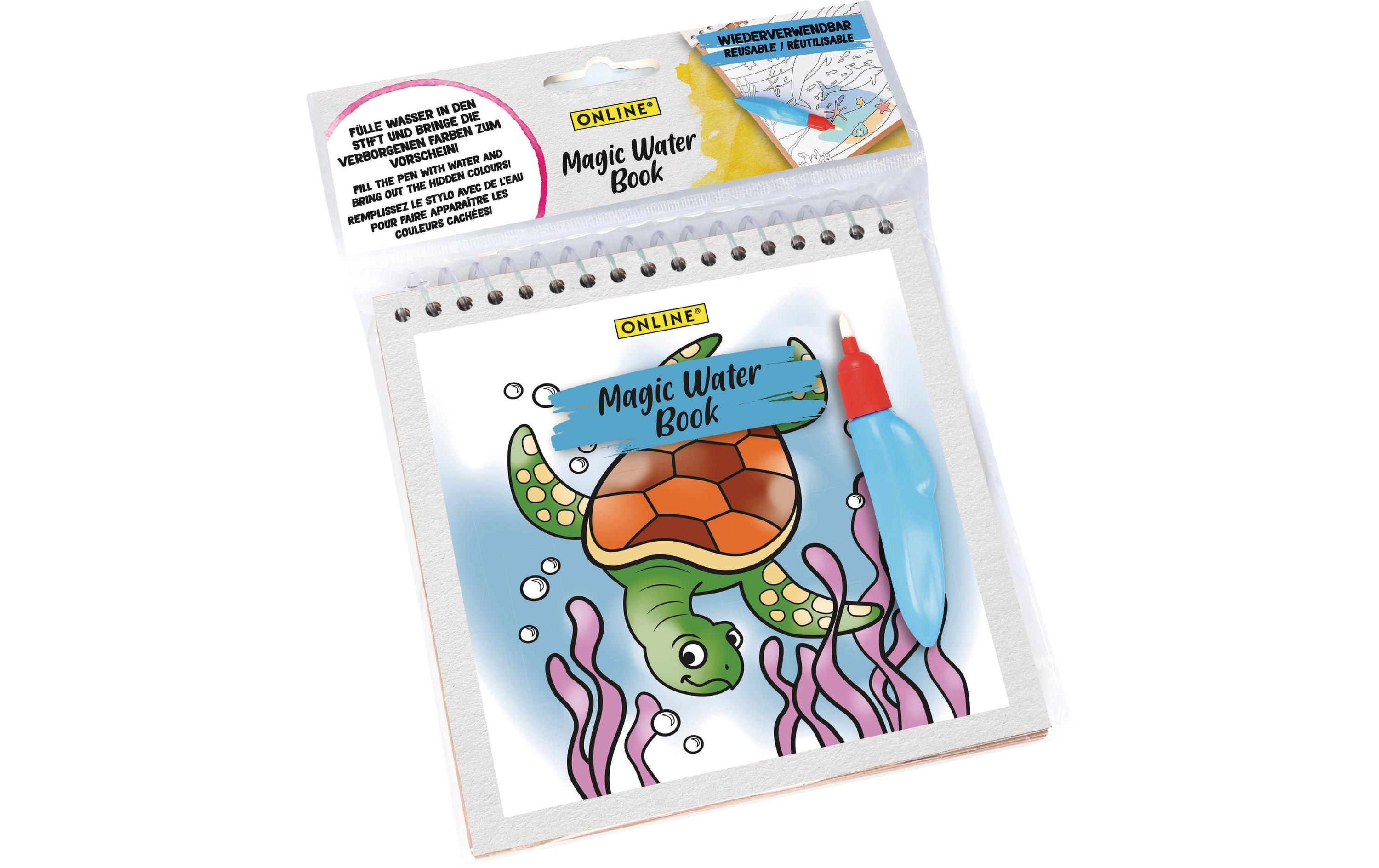Online Malbuch Magic Water Book
