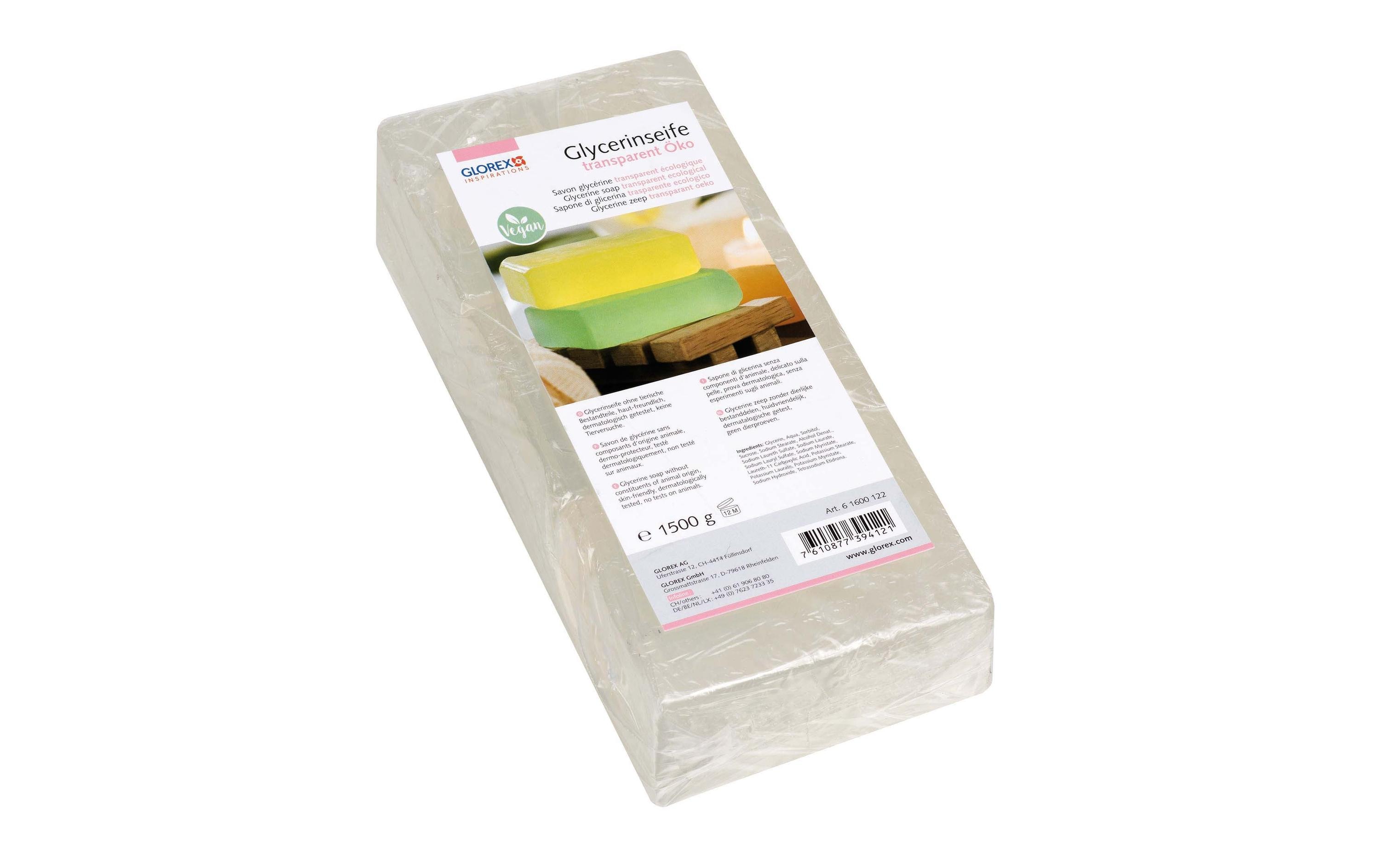 Glorex Glycerinseife Öko Transparent, 1500g