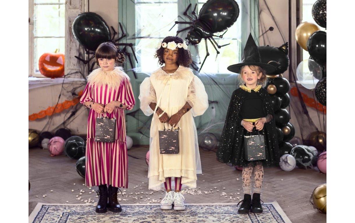 Partydeco Geschenkbox Fledermäuse Schwarz