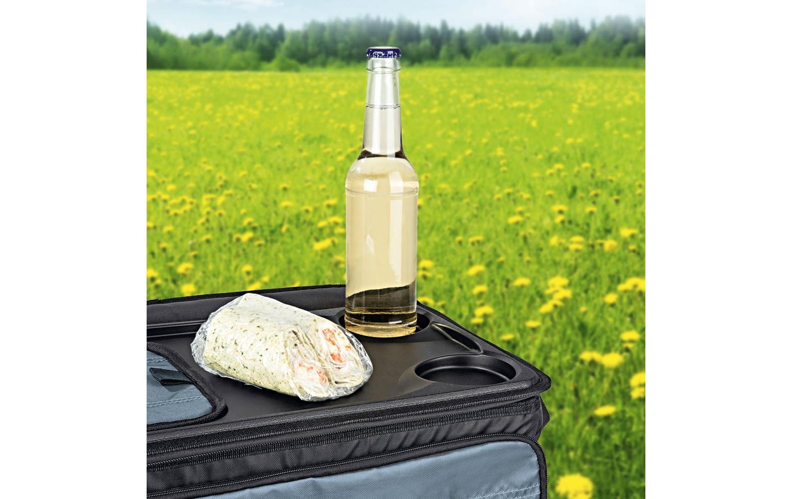 EASYmaxx Kühltasche faltbar - 30 l – Schwarz / Dunkelgrau