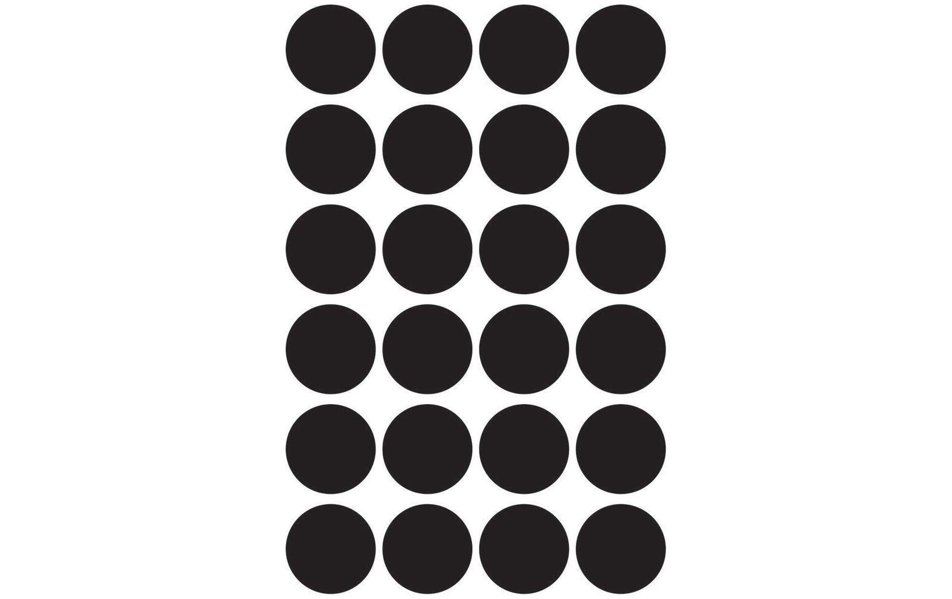 Avery Zweckform Klebepunkte 18 mm Schwarz