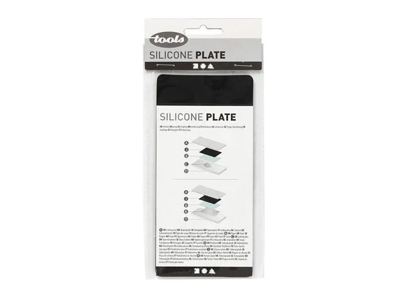 Creativ Company Kunststoffplatte aus Silikon für A5 und A4, 15.3 x 21.6 cm Creativ Company Kunststoffplatte aus Silikon für A5 und A4, 15.3 x 21.6 cm