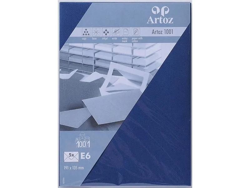Artoz Couvert 1001, E6, 5 Stück, Classic Blue Artoz Couvert 1001, E6, 5 Stück, Classic Blue