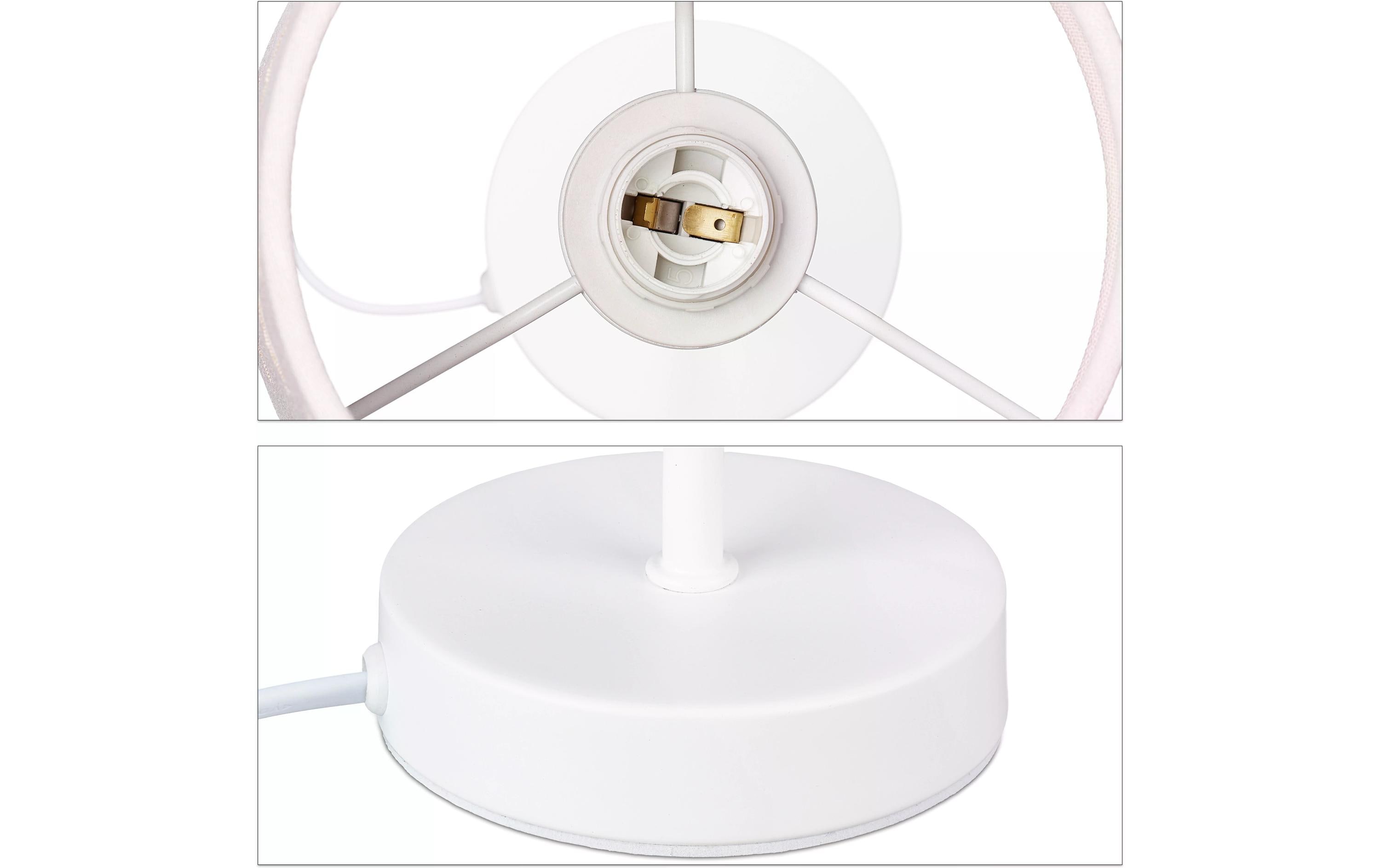 relaxdays Tischlampe Herzen