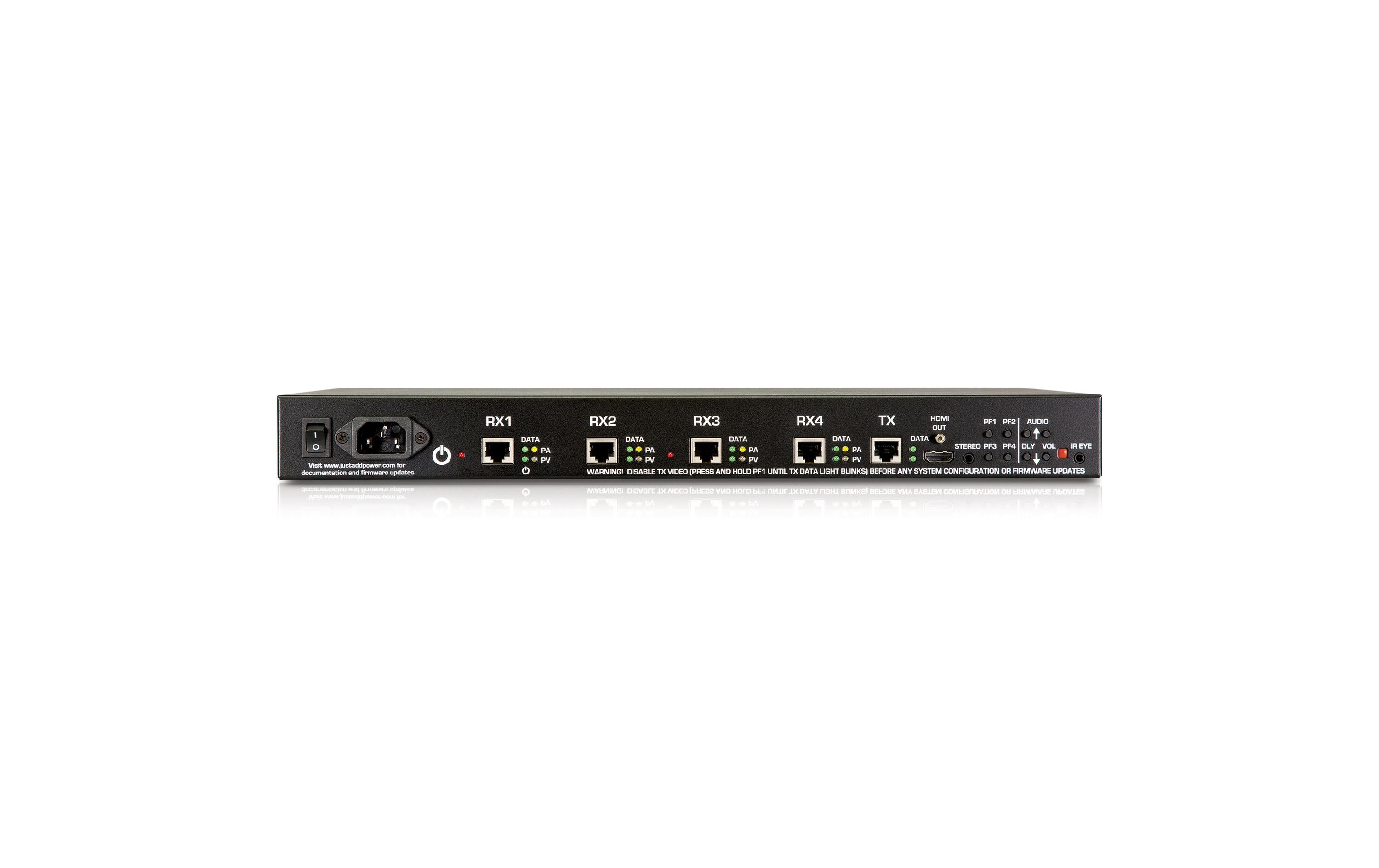 JUSTADDPOWER IP Transmitter VBS-HDIP-759A Rack, 4 zu 1, 4K JUSTADDPOWER IP Transmitter VBS-HDIP-759A Rack, 4 zu 1, 4K