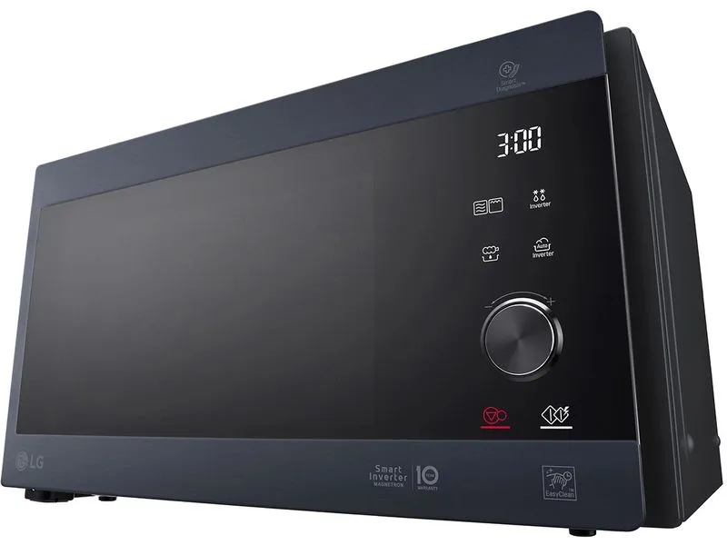 LG Mikrowelle mit Grill MH6565CPB Schwarz