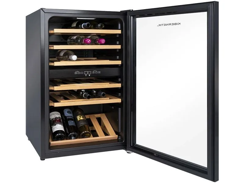 Kibernetik Weinkühlschrank WKH39D Rechts, Schwarz Kibernetik Weinkühlschrank WKH39D Rechts, Schwarz