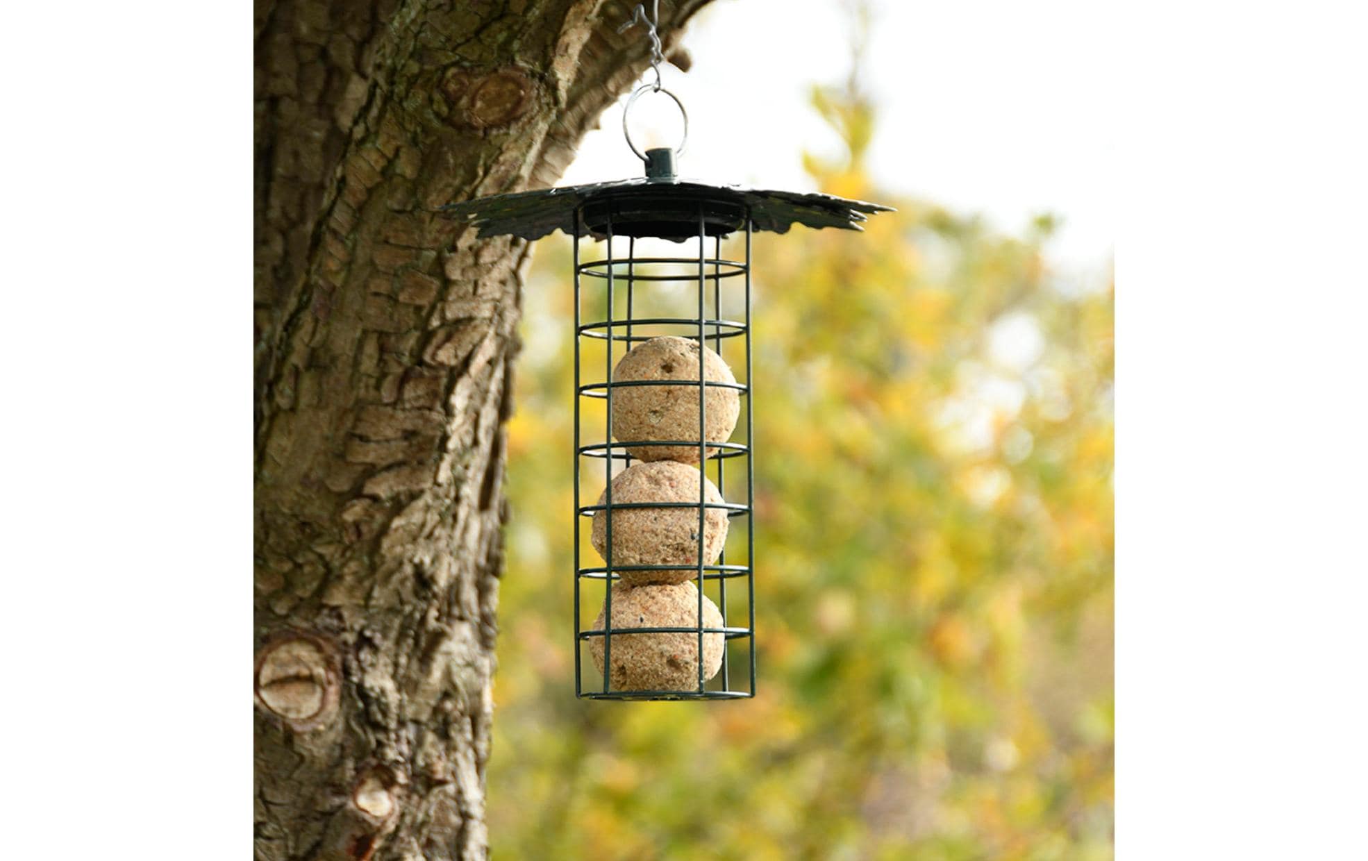 Esschert Design Futterspender mit Blätterdach