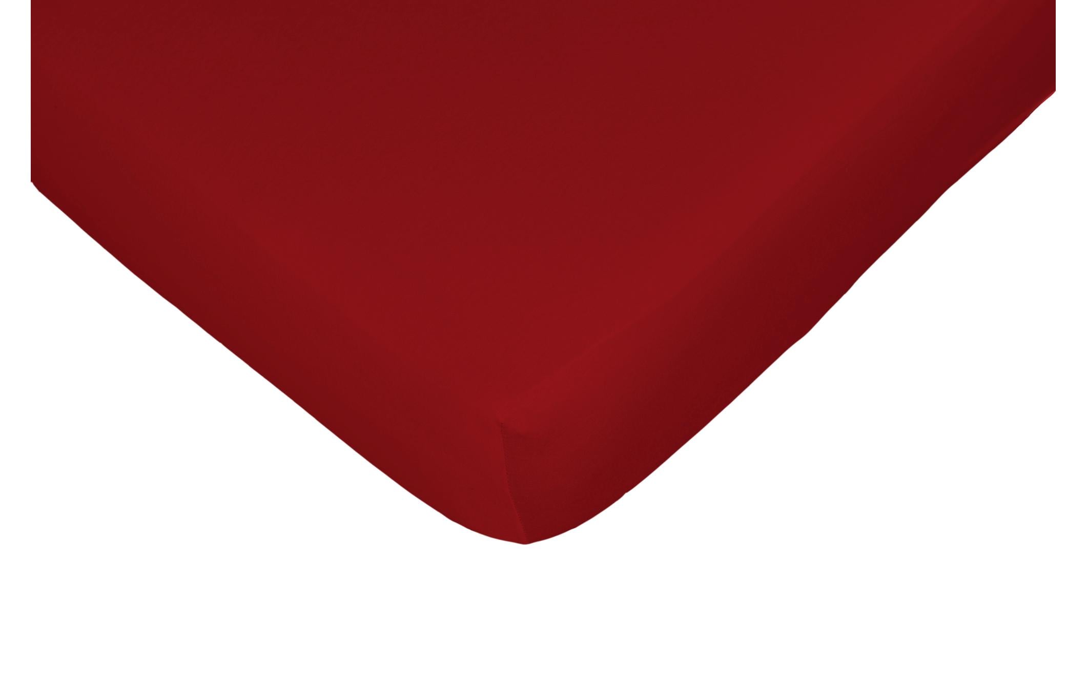 Night Fashion Fixleintuch Jerry 180-200 x 200 cm, Rot