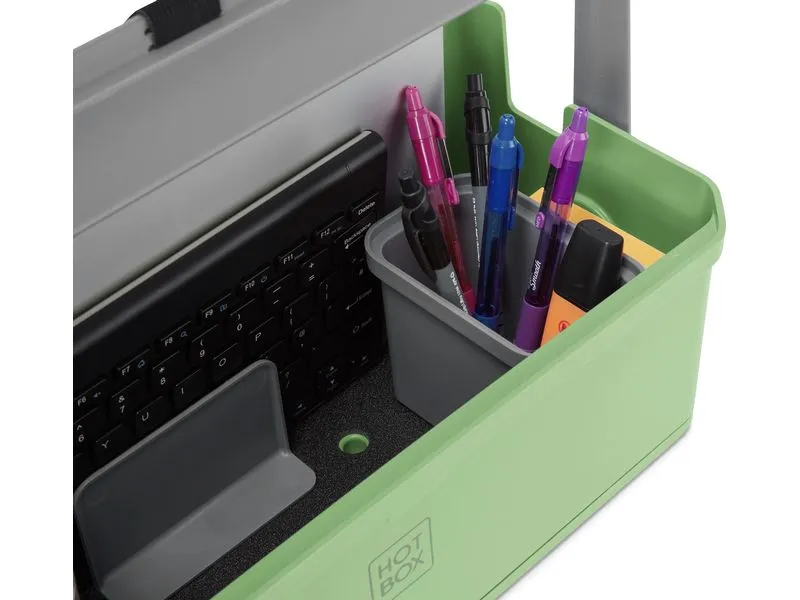 Hotbox Schreibtisch Organizer Hotbox 4 Grün
