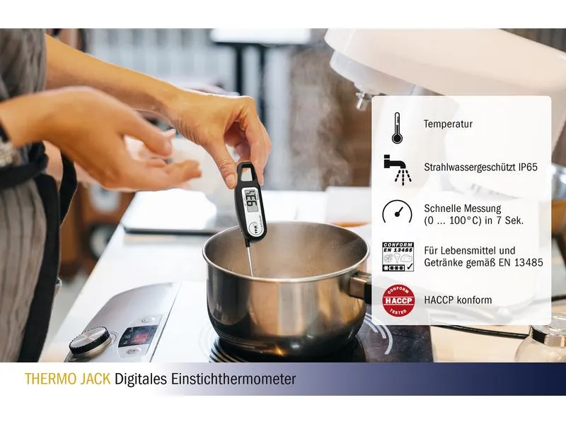 TFA Dostmann Einstichthermometer THERMO JACK, Weiss TFA Dostmann Einstichthermometer THERMO JACK, Weiss