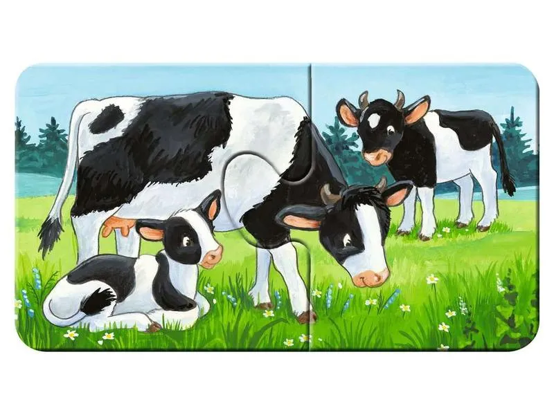 Ravensburger Kleinkinder Puzzle my first puzzles Tierfamilien Bauernhof