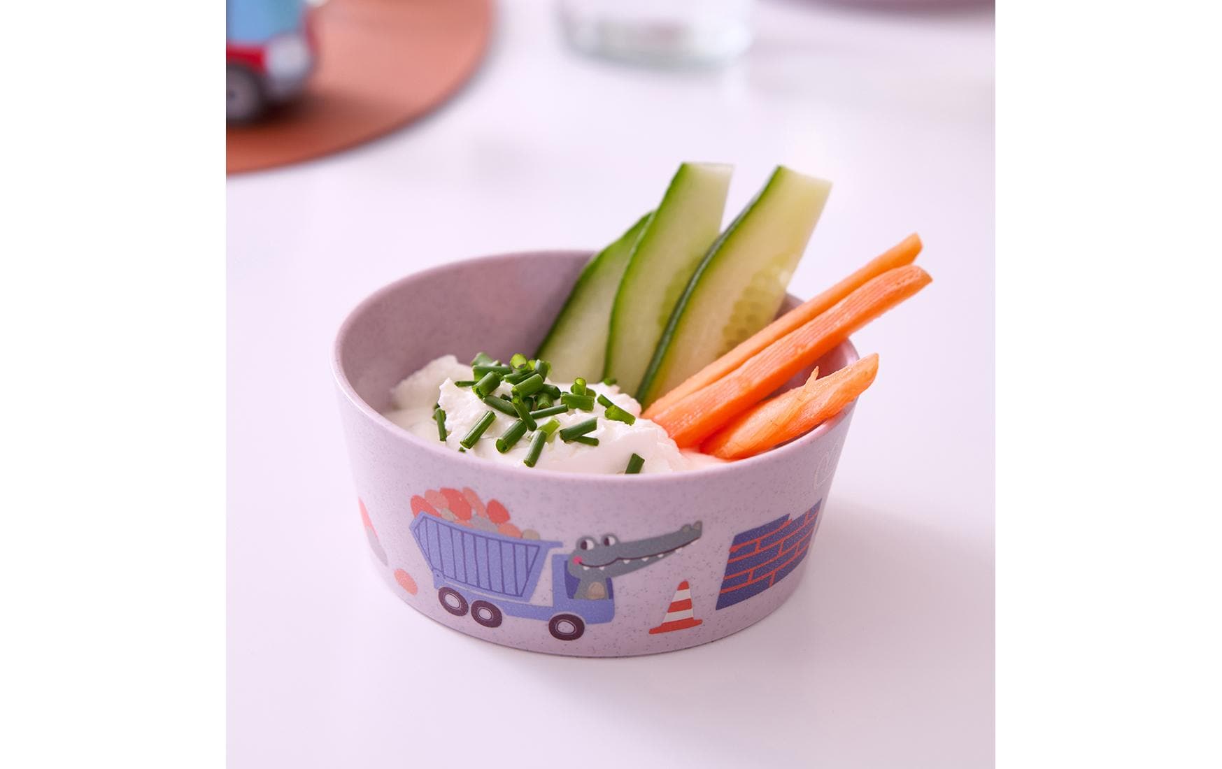 Koziol Kinderschüssel CONNECT DREAMS purple grey 400 ml Koziol Kinderschüssel CONNECT DREAMS purple grey 400 ml