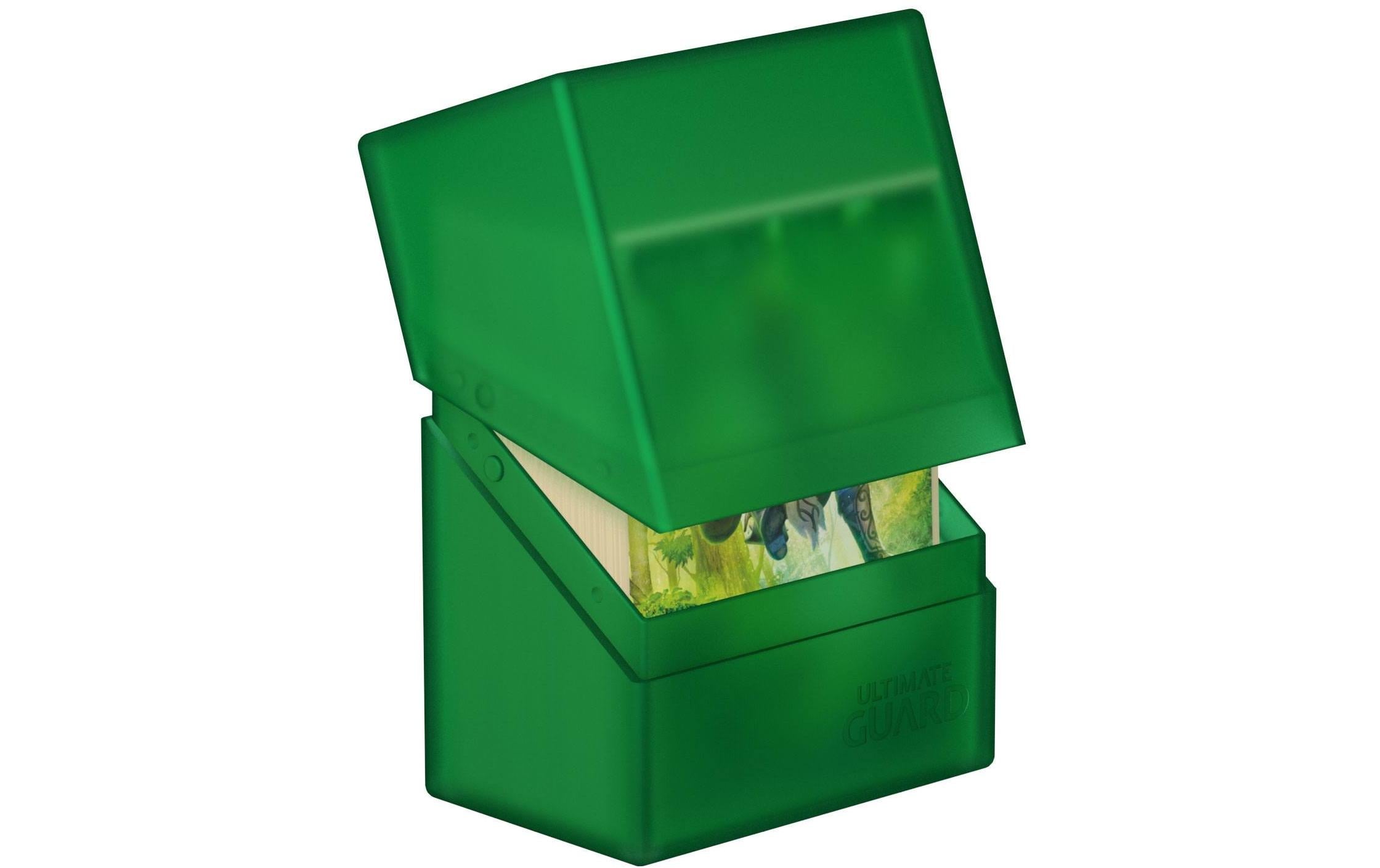 Ultimate Guard Kartenbox Boulder Deck Case Standardgrösse 60+ Emerald