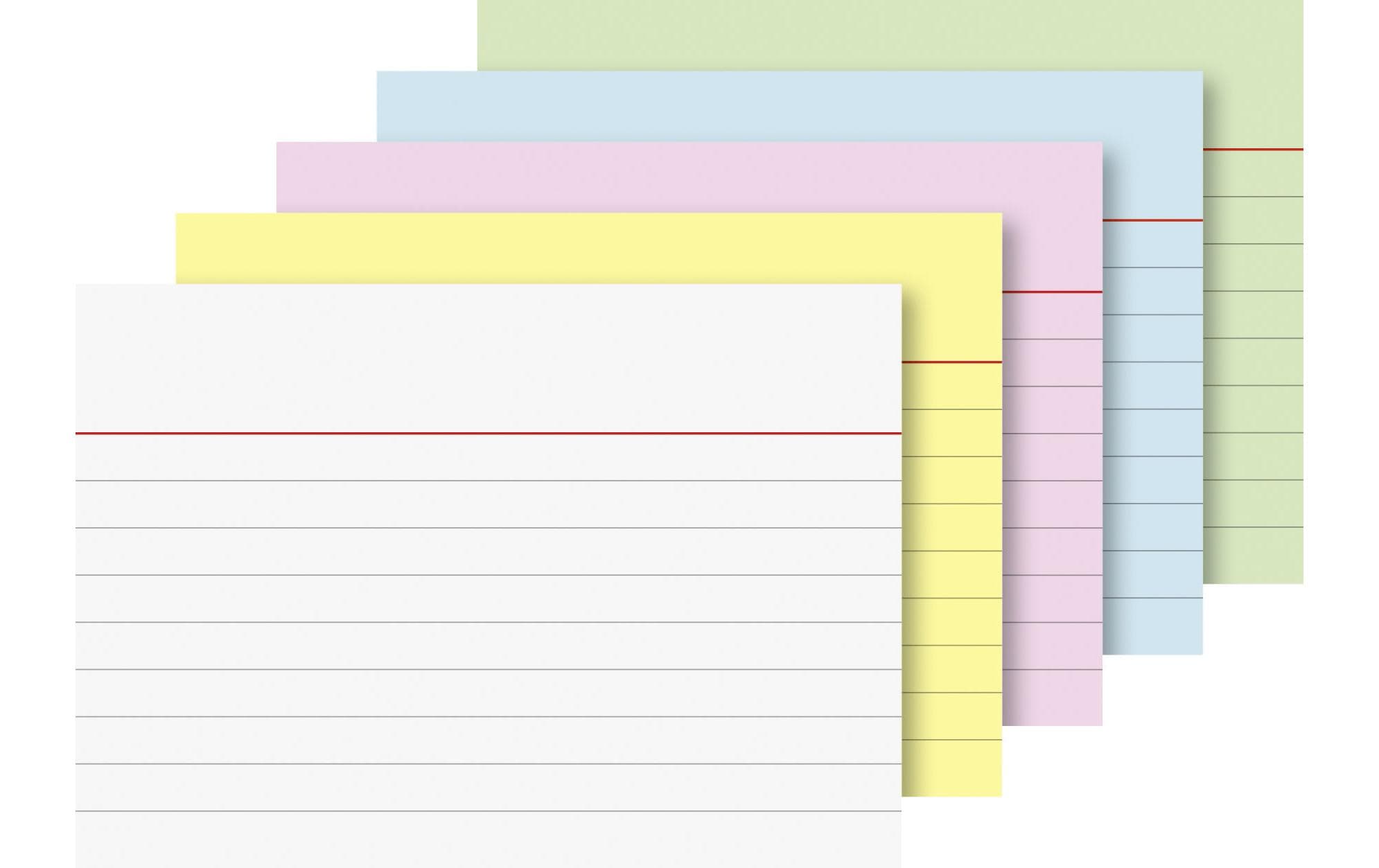 Brunnen Karteikarten A7 Liniert Brunnen Karteikarten A7 Liniert