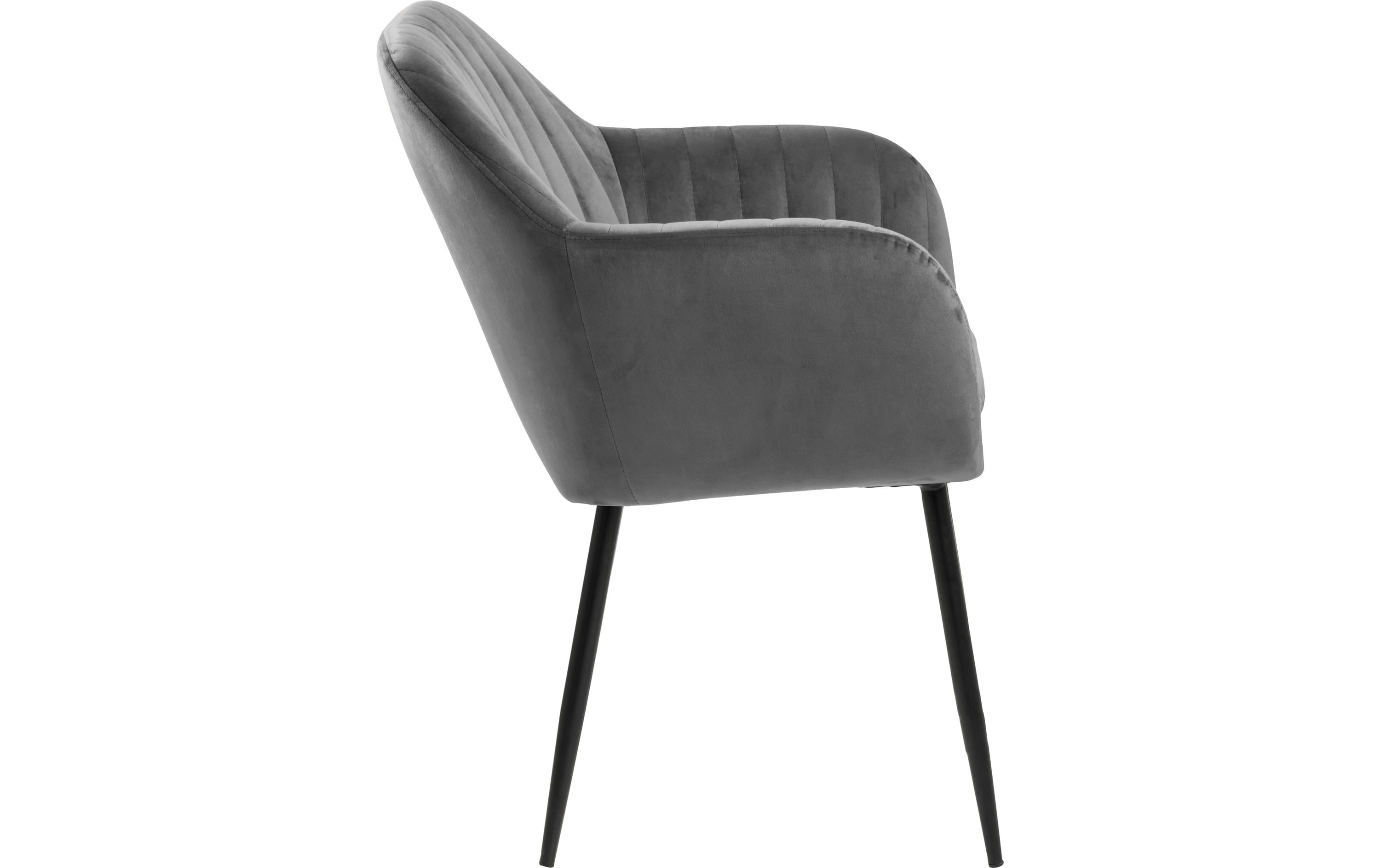 AC Design Stuhl Emilia Dunkelgrau