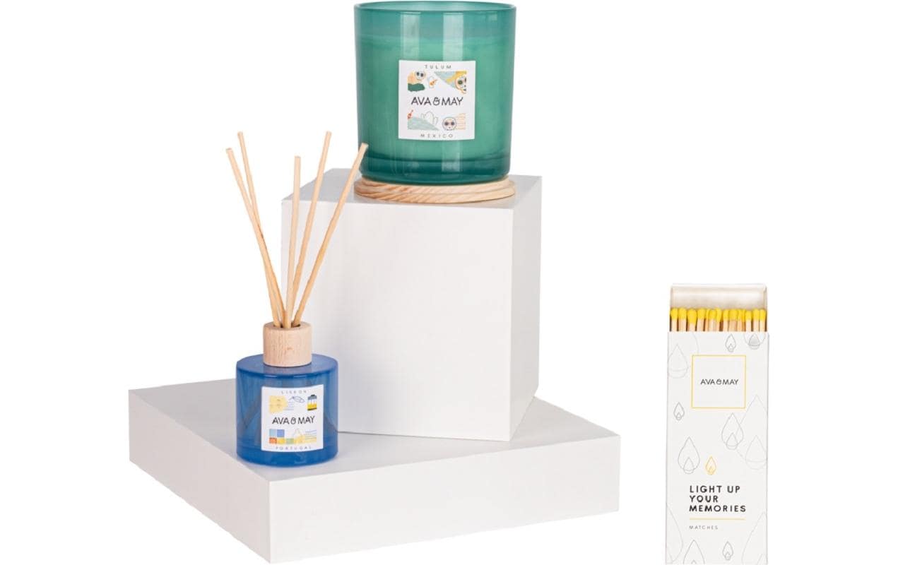 AVA & MAY Duftkerze Tulum Gross, 500 g