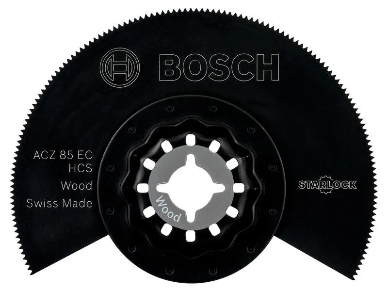 Bosch Professional Segmentsägeblatt Starlock HCS ACZ 85 EC Holz 85 mm