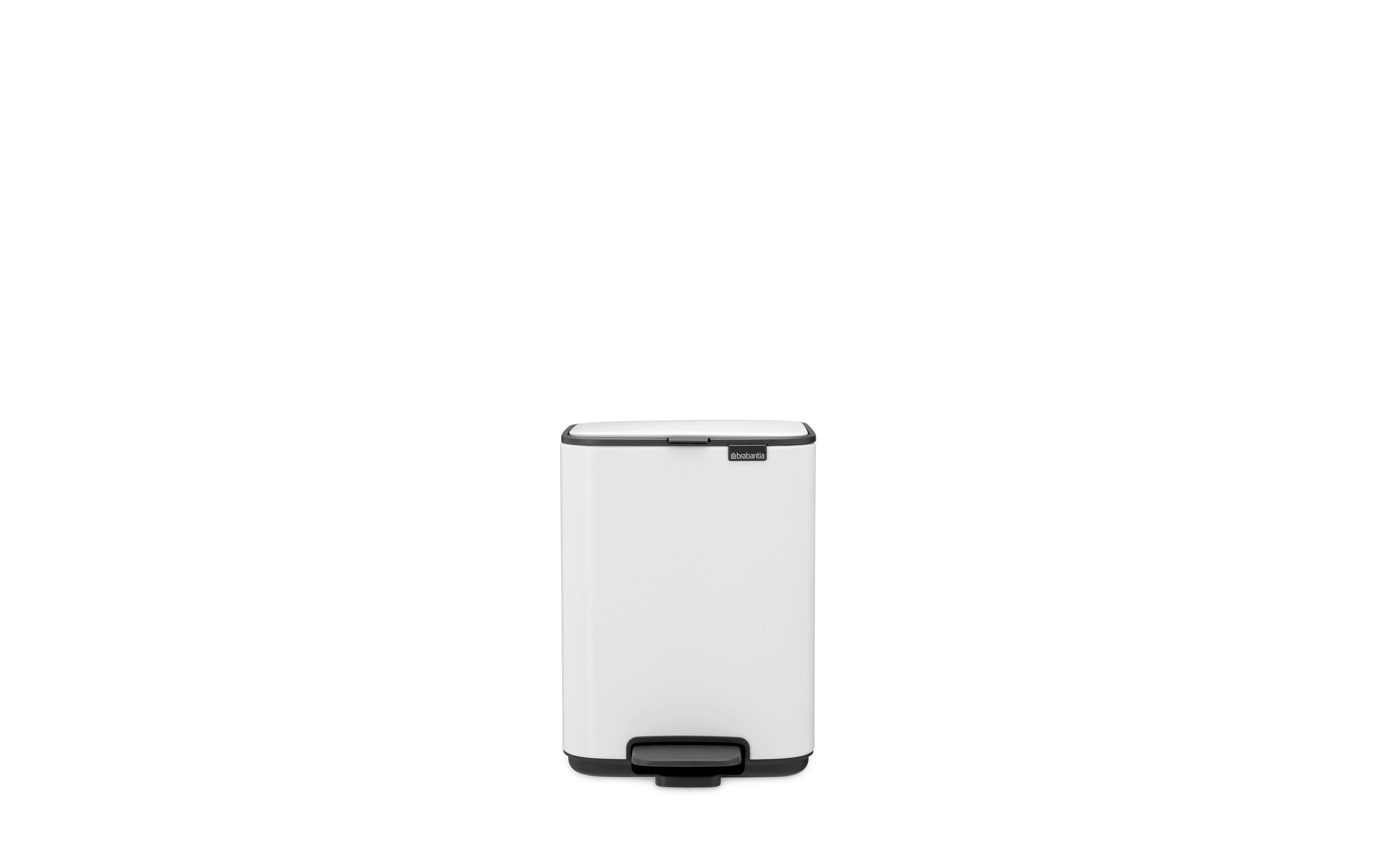 Brabantia Kosmetikeimer Bo 4 l, Weiss