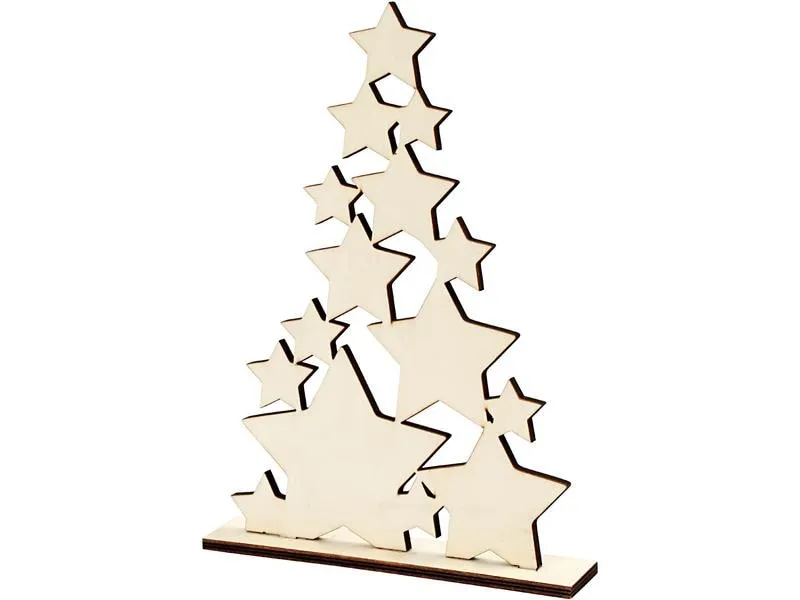 Creativ Company Holzartikel 29.8 x 21.5 x 4 cm Weihnachtsbaum Creativ Company Holzartikel 29.8 x 21.5 x 4 cm Weihnachtsbaum