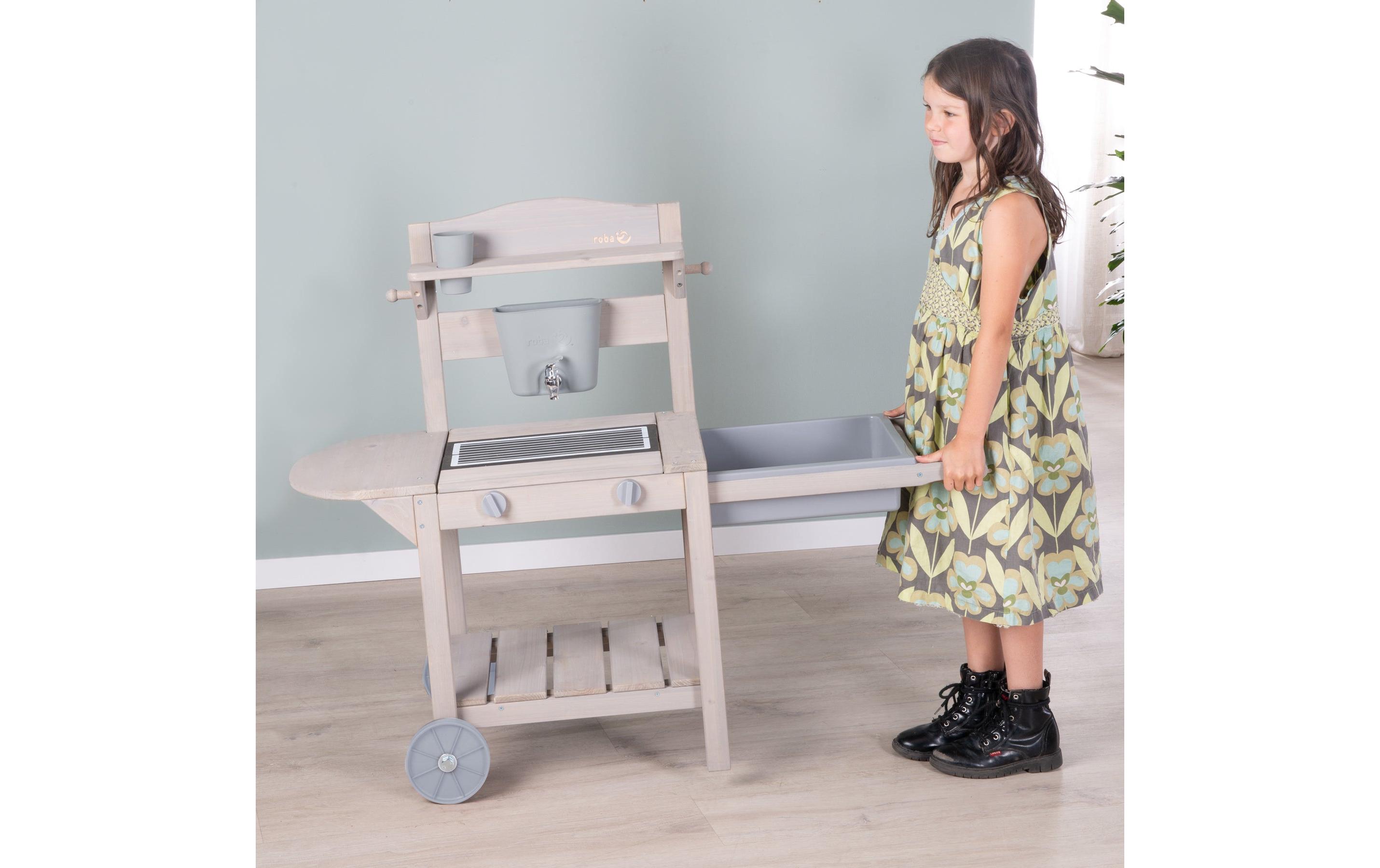 roba Mobile Spiel- und Matschküche BBQ Grau roba Mobile Spiel- und Matschküche BBQ Grau