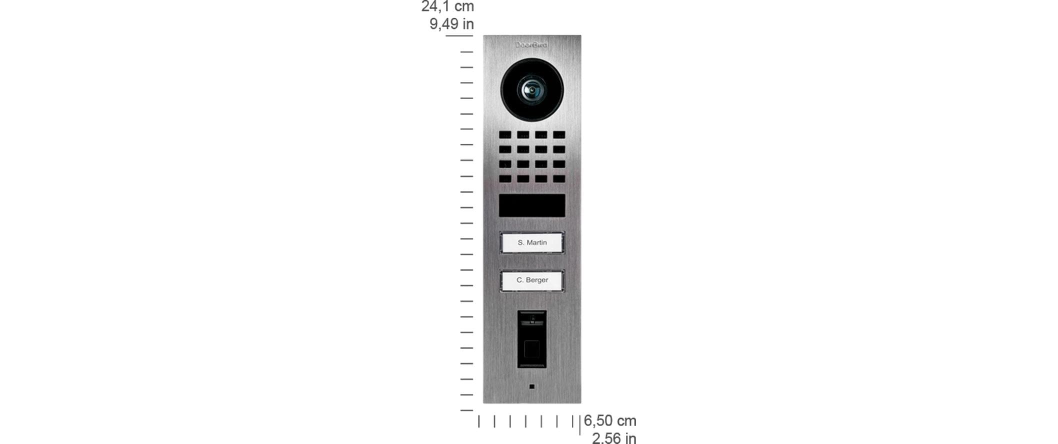 Doorbird Fingerprint 50 IP Video Türsprechanlage , Aufputz