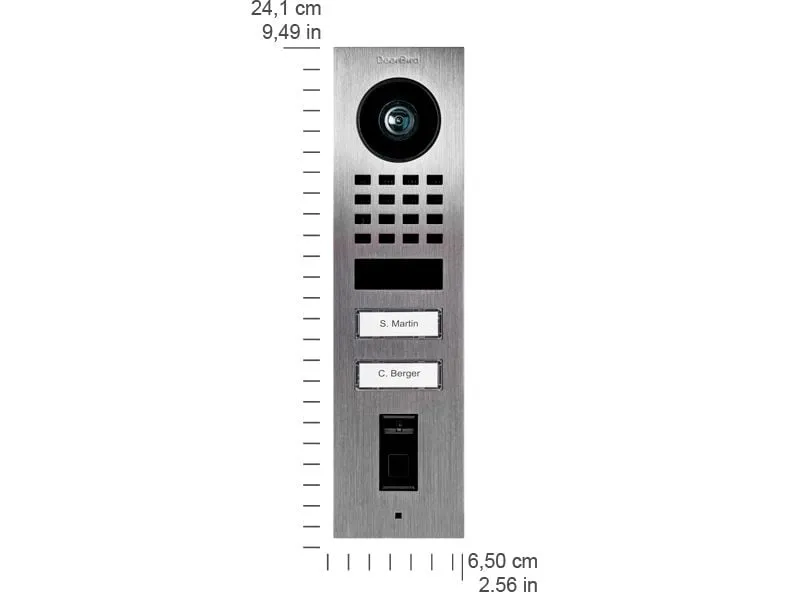 Doorbird Fingerprint 50 IP Video Türsprechanlage , Aufputz