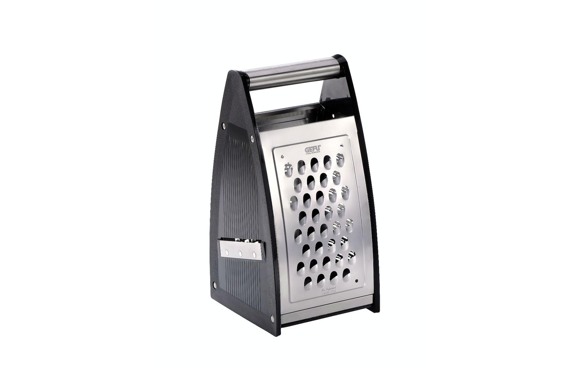 GEFU Handreibe Quinto 25 cm, Schwarz/Silber