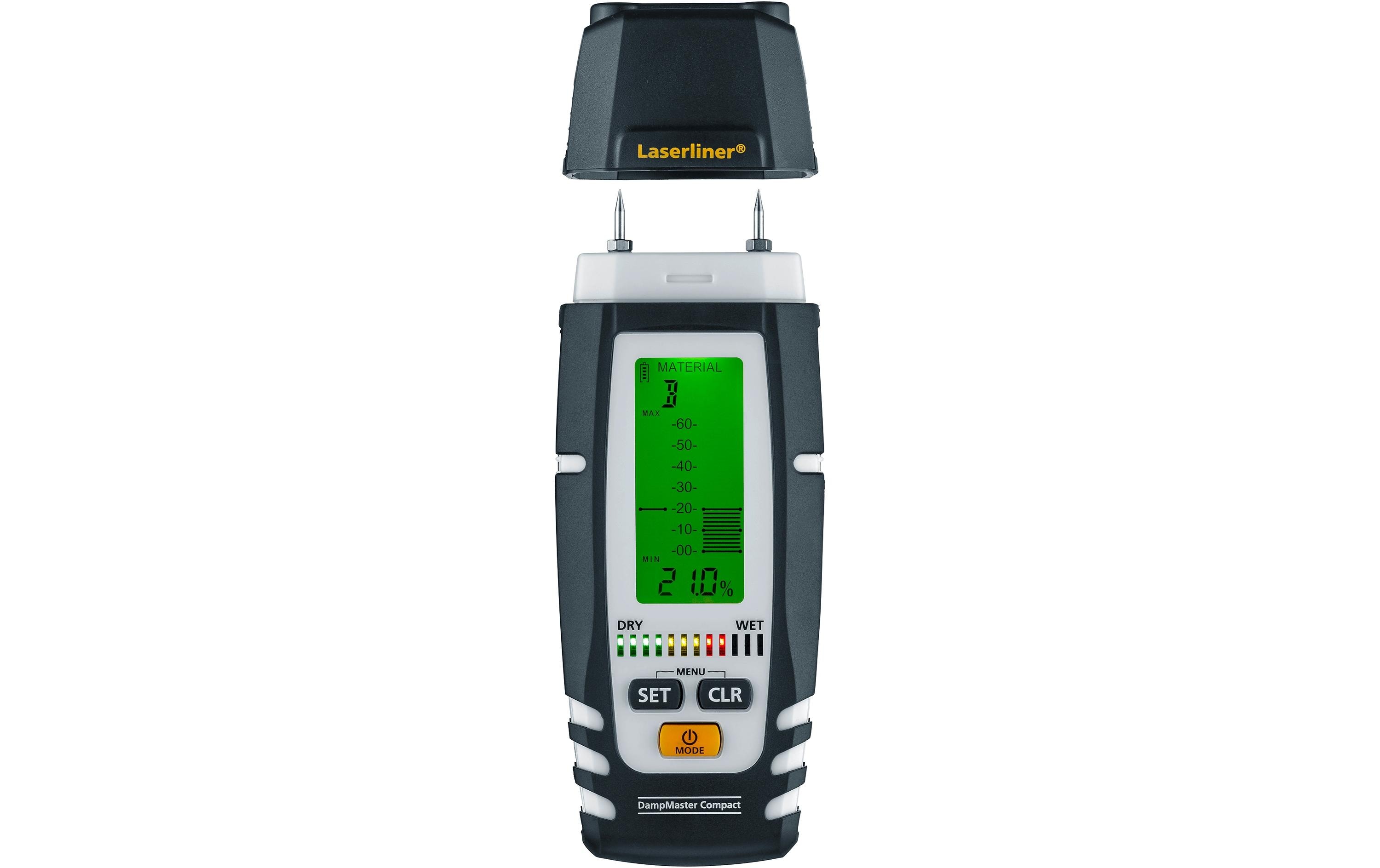 Laserliner Materialfeuchtemessgerät DampMaster Compact Plus Laserliner Materialfeuchtemessgerät DampMaster Compact Plus
