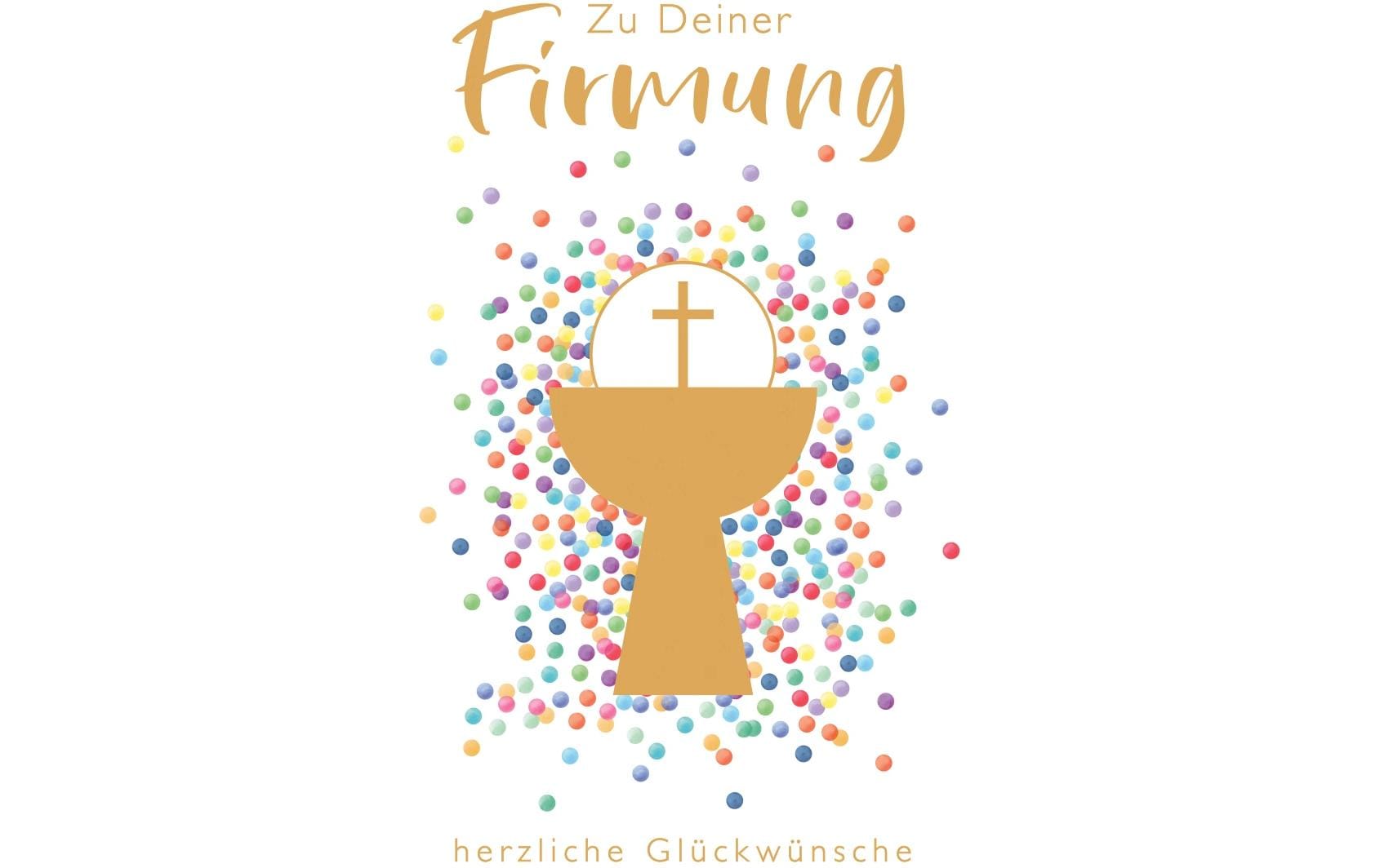 ABC Glückwunschkarte Firmung 12.5 x 17.6 cm ABC Glückwunschkarte Firmung 12.5 x 17.6 cm