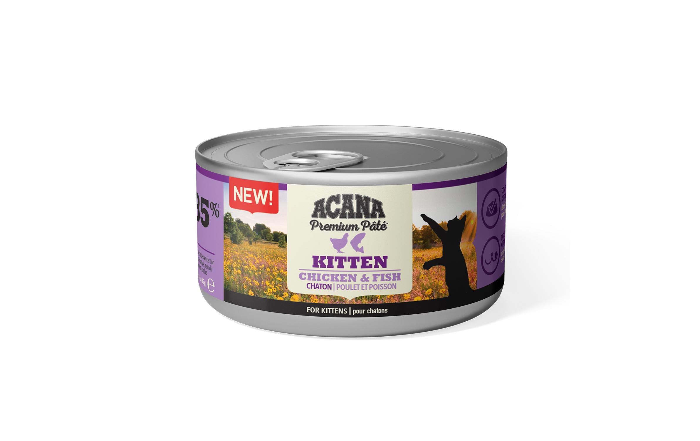 Acana Nassfutter Premium Pâté Kitten Chicken & Fish, 680 g