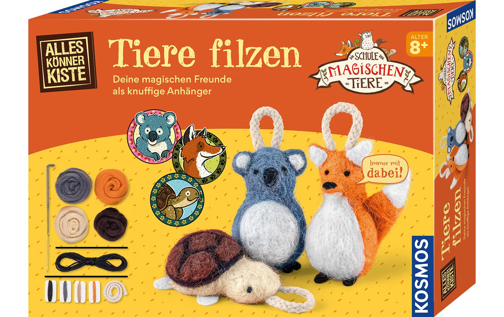 Kosmos Bastelbox Die Schule der magischen Tiere – Tiere filzen