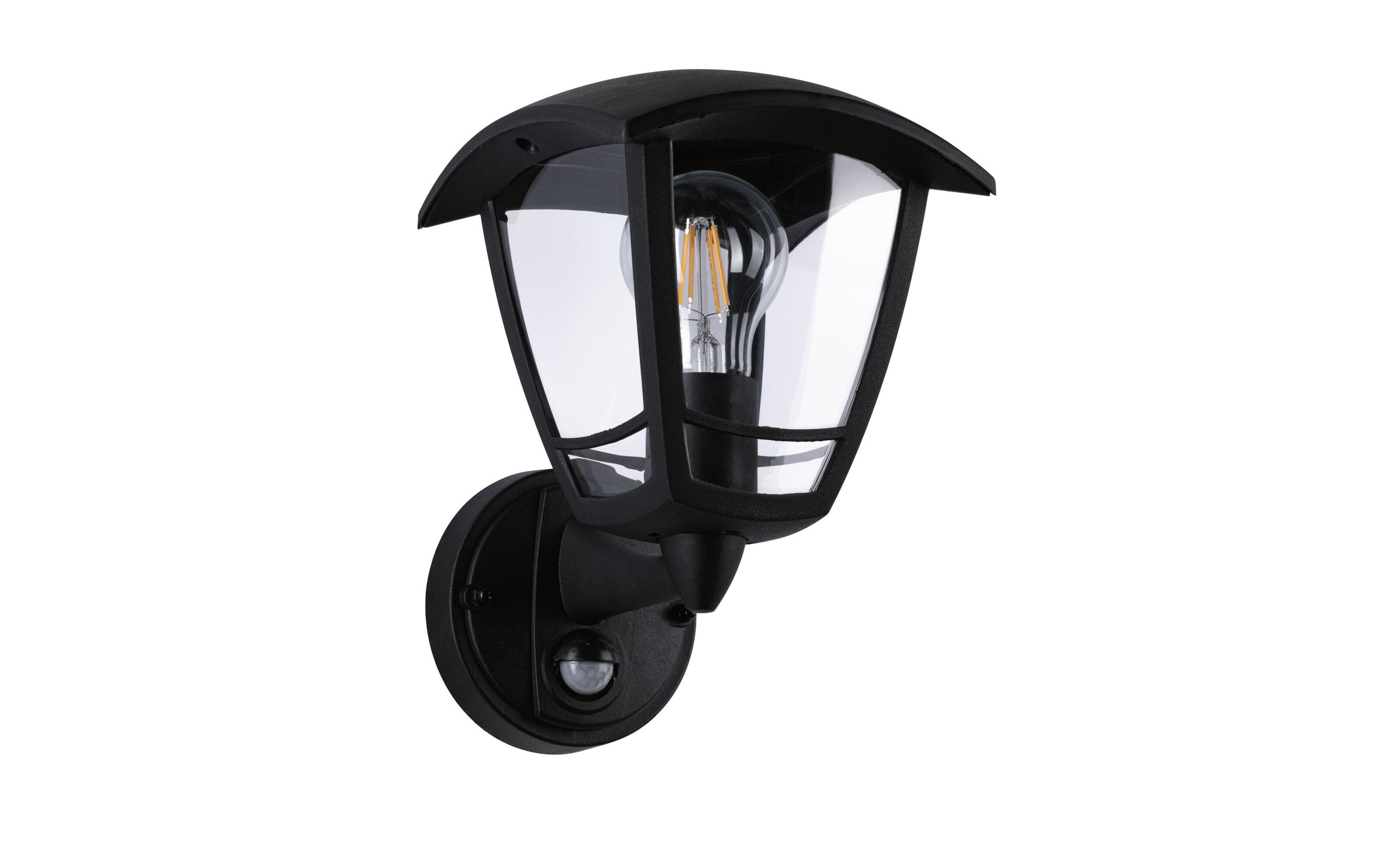 Paulmann Wandleuchte Classic Curved Bewegungsmelder Schwarz, eckig Paulmann Wandleuchte Classic Curved Bewegungsmelder Schwarz, eckig