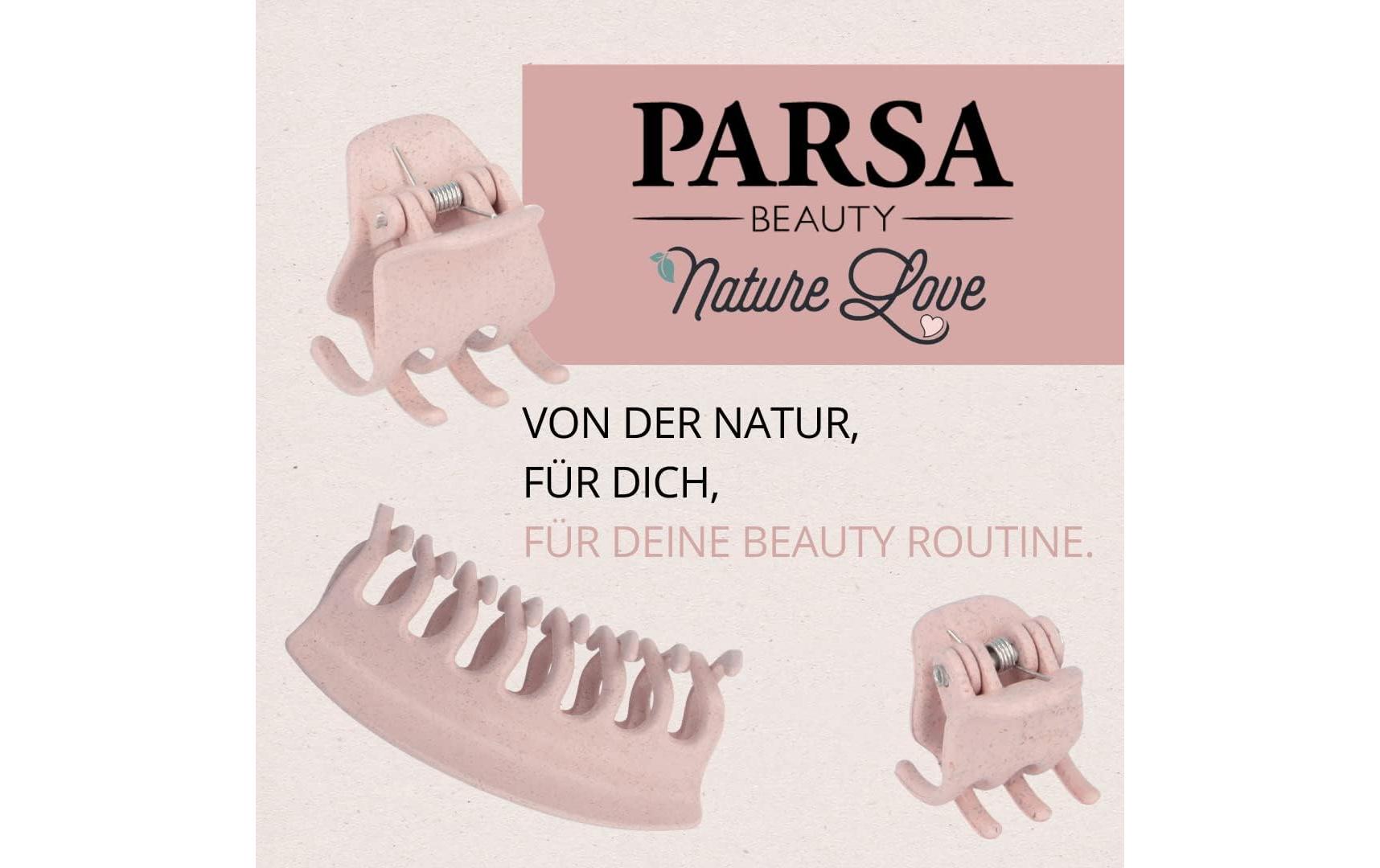 Parsa Beauty Haarklemme Nature Love gross Rosa 1 Stück