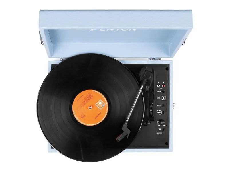 Fenton Plattenspieler mit Bluetooth RP118E Blau Fenton Plattenspieler mit Bluetooth RP118E Blau