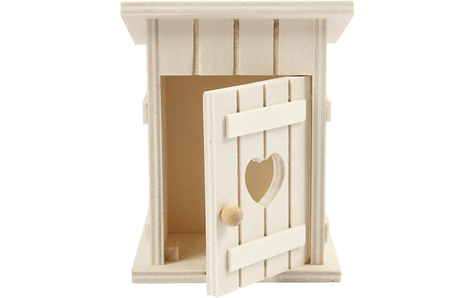 Creativ Company Mini-Möbel Toilettenhaus 8 x 6.5 cm 1 Stück