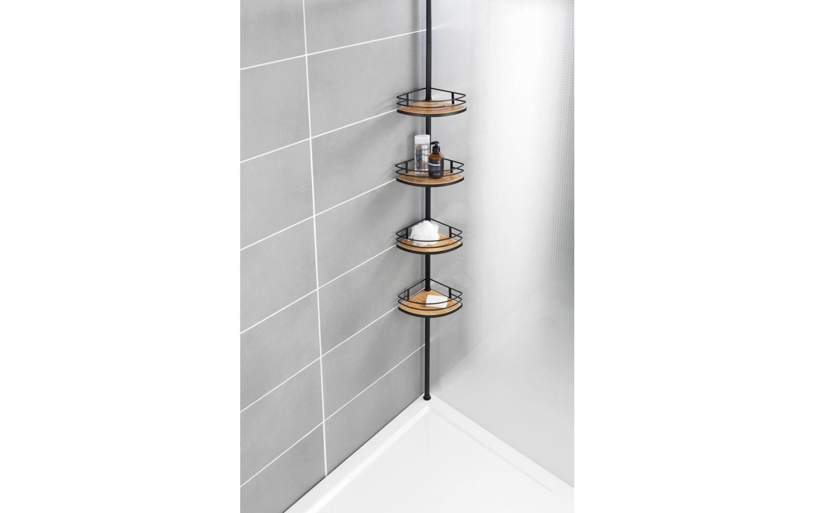 Wenko Bad-Utensilienhalter Dolcedo Schwarz