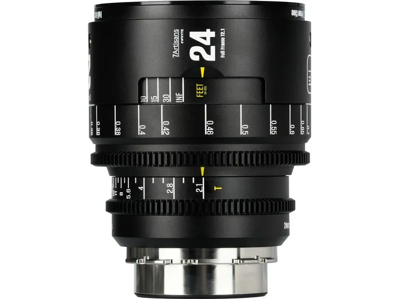 7Artisans Festbrennweite 24mm T/2.1 INFINTE Schwarz – Arri PL 7Artisans Festbrennweite 24mm T/2.1 INFINTE Schwarz – Arri PL