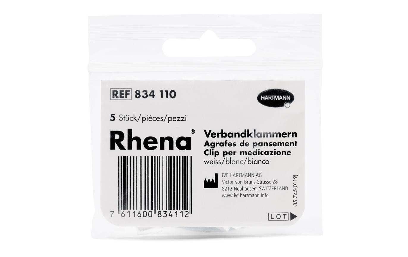 Hartmann Verbandklammern weiss 5 Stück Hartmann Verbandklammern weiss 5 Stück