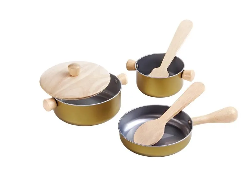 Plantoys Pfannenset aus Holz Plantoys Pfannenset aus Holz