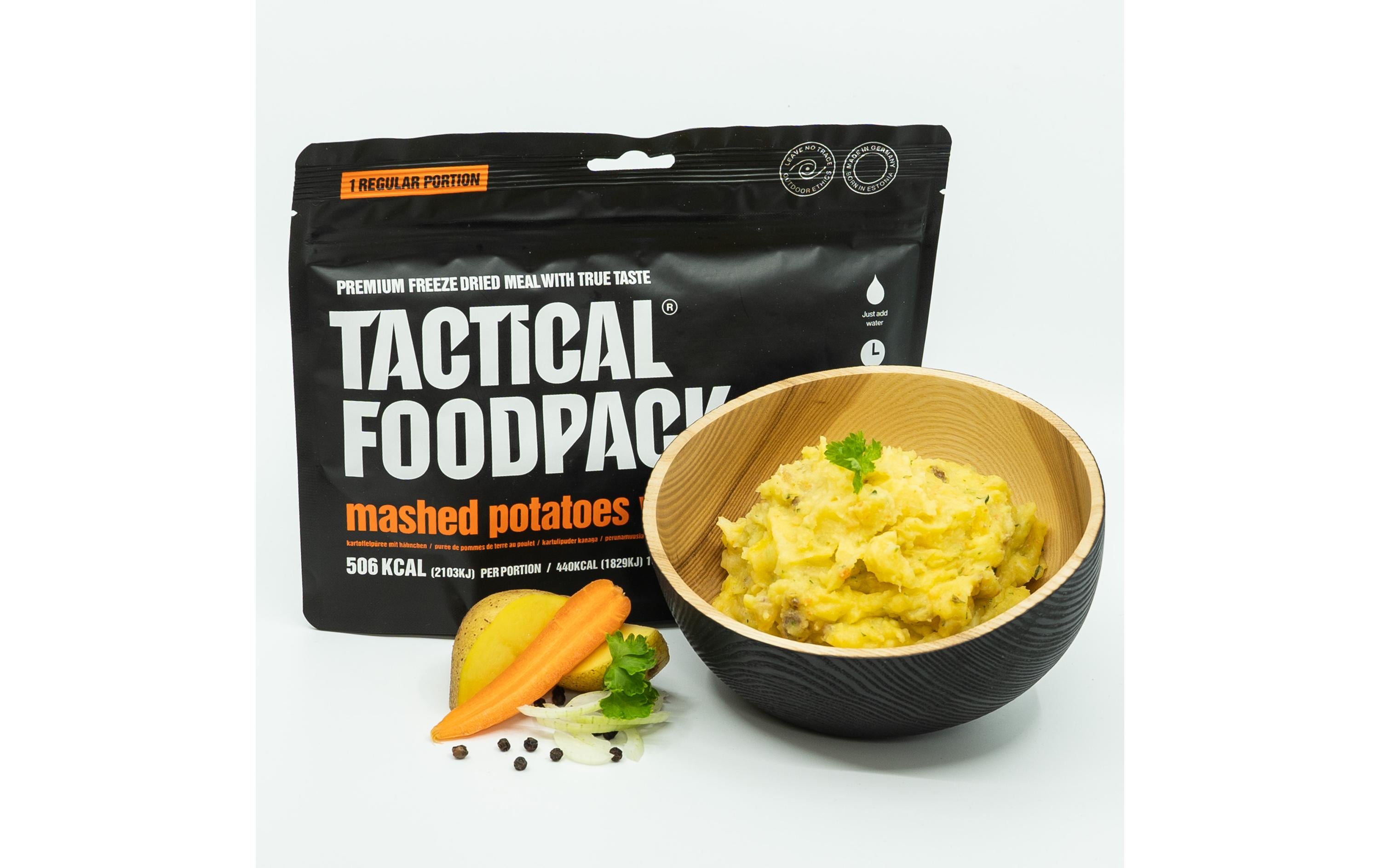 Tactical Foodpack Hauptgericht Kartoffelpüree mit Huhn